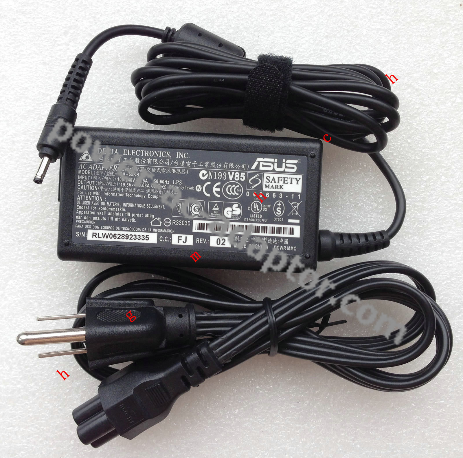 19.5V 3.08A 60W Asus Eee Pad B121 AC Adapter Charger